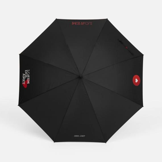 Зонт-трость Rainzee, черный