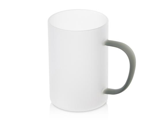 Стеклянная матовая кружка для сублимации «Акцент»