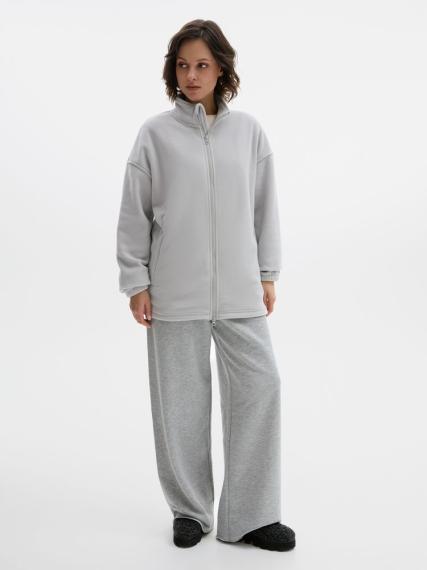 Куртка флисовая унисекс Nebo, светло-серая, размер S