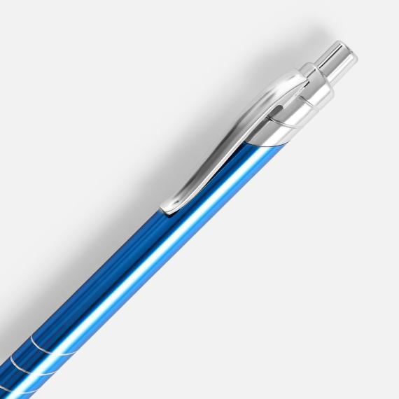 Ручка шариковая Underton Metallic, синяя