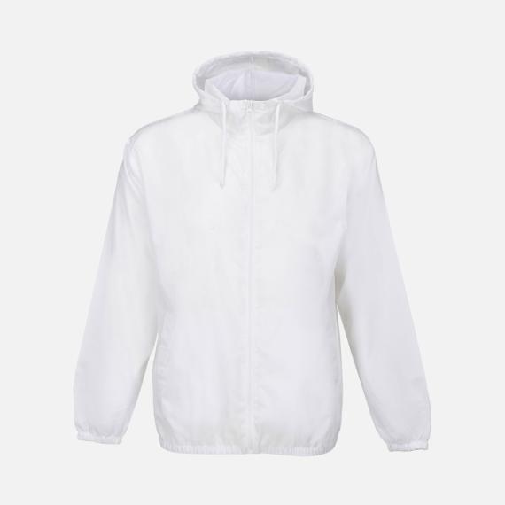 Ветровка унисекс Shield, белая, размер XS