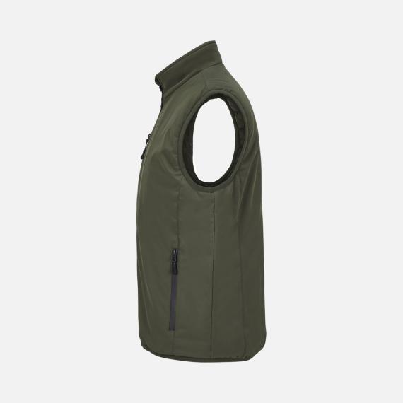 Жилет софтшелл унисекс Falcon BW, темный хаки, размер L