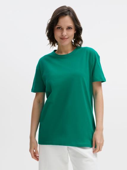 Футболка Regent 150 зеленая (изумрудная), размер M