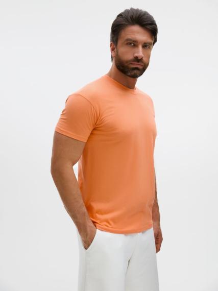 Футболка Regent 150, оранжевая (абрикосовая), размер L