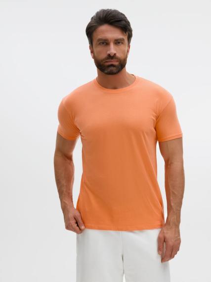Футболка Regent 150, оранжевая (абрикосовая), размер L