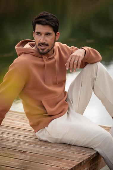 Худи унисекс Phoenix, оранжевое, размер XS