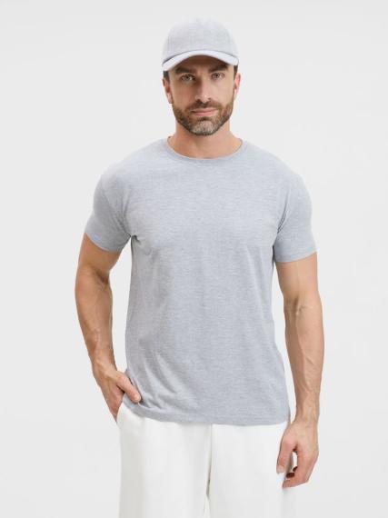 Футболка T-Bolka 160, серый меланж, размер 4XL