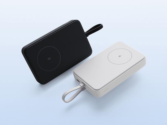 Внешний аккумулятор с кабелем Xiaomi 33W Magnetic Power Bank (Integrated Cable), 10000 мАч