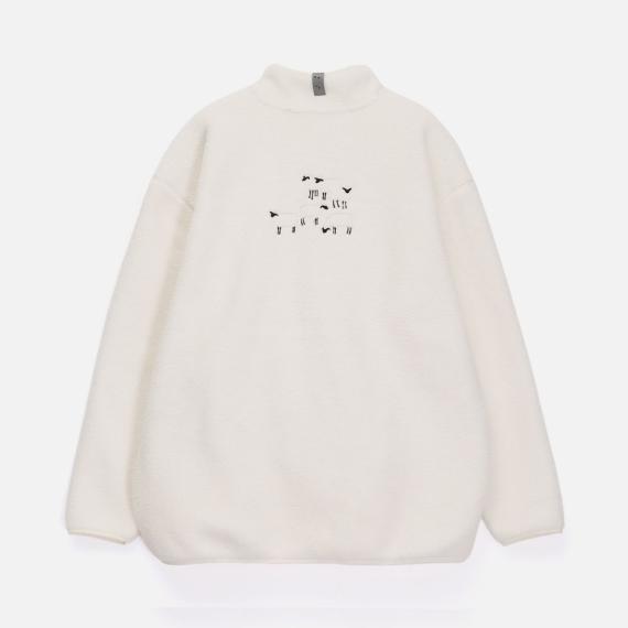 Куртка унисекс Oblako, молочно-белая, размер ХL/ХХL